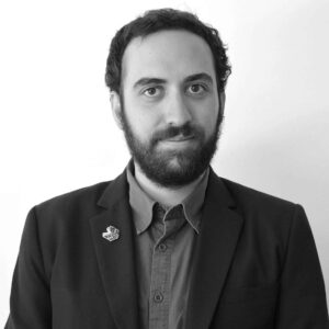 Fotografía en blanco y negro de Nicolás Rojas Insotroza